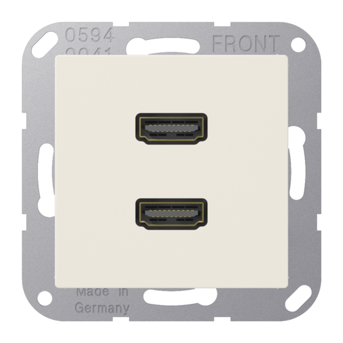 Розетка HDMI JUNG A 500, слоновая кость