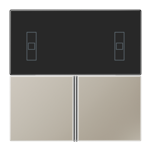 JUNG KNX LS 990 Edelstahl Комплект накладок терморегулятора