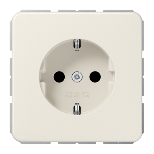 JUNG CD500 Слоновая кость Штепсельная розетка SCHUKO 16A 250V~; с защитой от детей