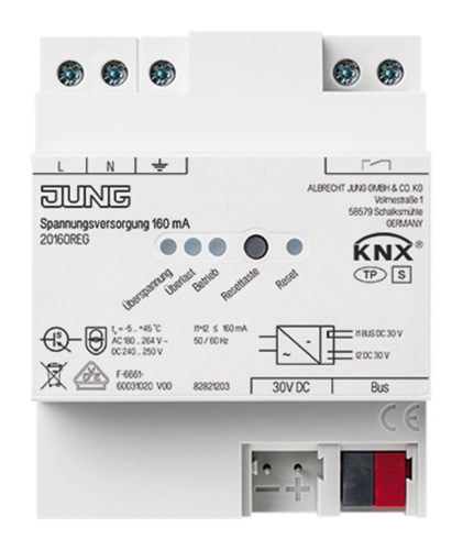 JUNG KNX Блок питания, 160mA