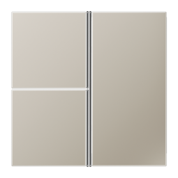 JUNG KNX LS 990 Edelstahl Комплект накладок, 3гр