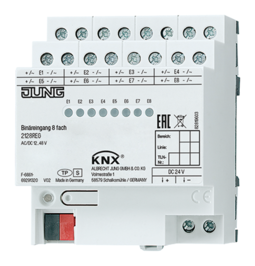 JUNG KNX Бинарный ввод, 8 каналов
