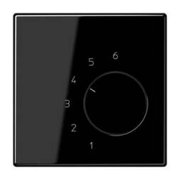 Накладка на терморегулятор Jung LS 990, черный, LSTR236PLSW